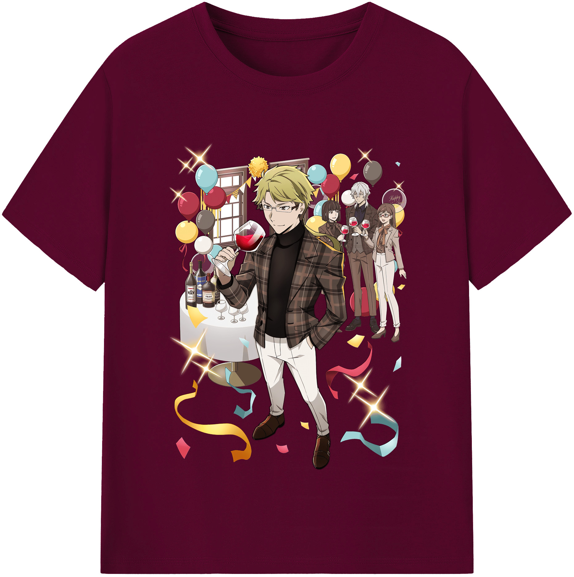 （画像用） 文豪ストレイドッグス Bungo Stray Dogs レディースカジュアルプリントTシャツ（綿100％）